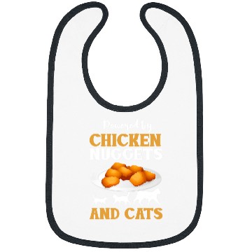 Discover Chicken Pet Nuggets Funny Cat Lover Chicken Nuggets Bibs