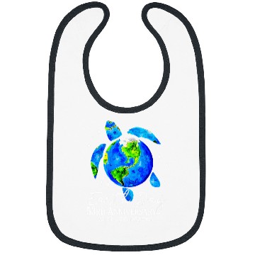 Discover Turtle Pet Earth Day 53rd Anniversary Bibs