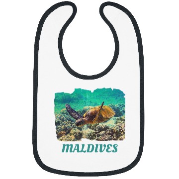 Discover Turtle Pet Maldives Vacation Sea Turtle Scuba Diving Bibs
