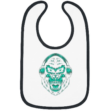 Discover Gorilla Pet Headphones Sonic Ape Groove Monkey Retro 80s Bibs