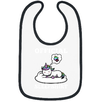 Discover Unicorn Pet Official sleep Unicorn pajama Bibs