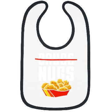 Discover Chicken Pet Nuggets Funny Merch Nugs Bibs