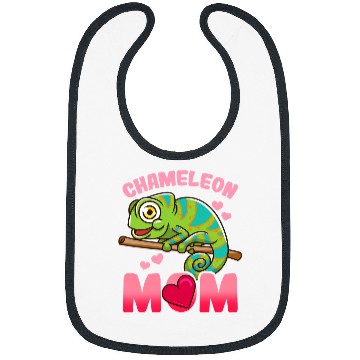 Discover Chameleon Pet Mom Cute Bibs