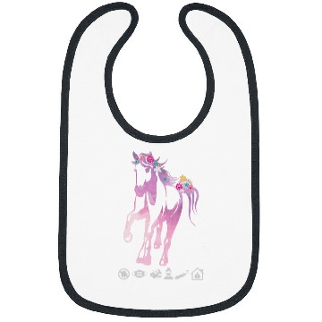 Discover Horse Pet Riding Racing for Girls Women Graphic Plus Size Bibs