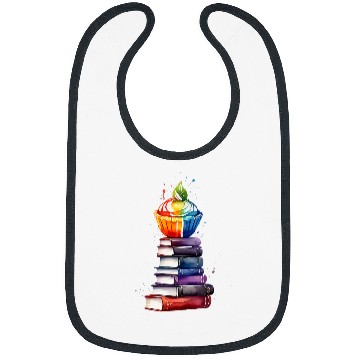 Discover Book Fun Im a Bakeaholic Funny Baking Baker Cupcake Cooking Bibs