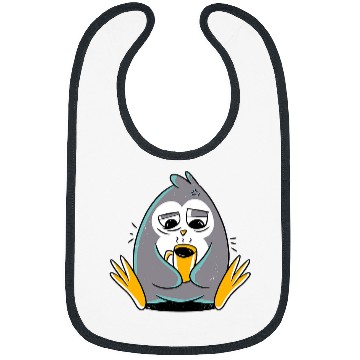 Discover Penguin Pet Morning Coffee Sleep Bibs