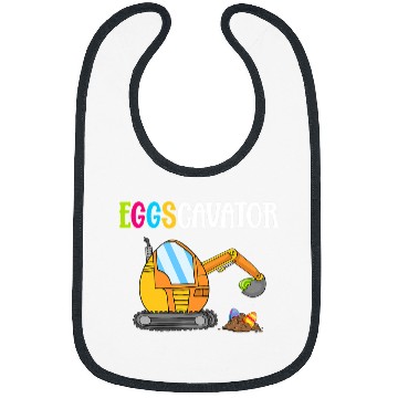 Discover Excavator Fun Easter Egg Eggscavator Easter Sunday Funny Bibs