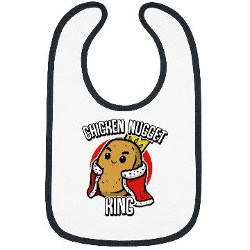 Discover Chicken Pet Nuggets King Boys Men Kids Bibs