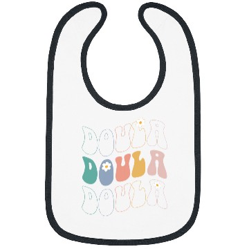 Discover Doula Groovy Retro Birth Doula Midwife Women Midwives Bibs