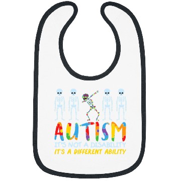 Discover Autism Puzzle Support Autism Kids for Mom Dad 1 Bibs