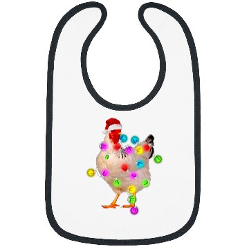 Discover Chicken Pet Christmas Light Tree xmass Santa 0 Bibs
