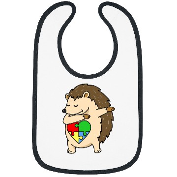 Discover Hedgehog Pet Autism Awareness Bibs
