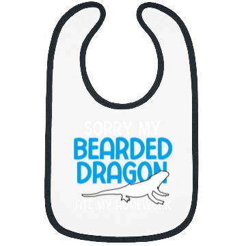 Discover Bearded Dragon Pet Sorry BeardedLizard Ate My homesworkfunny Lizardmom Bibs