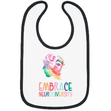 Discover Autism Puzzle Support Embrace Neurodiversity Brain Bibs