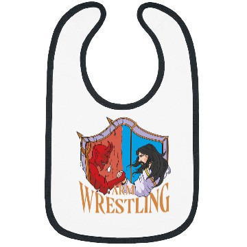 Discover Sport Wrestling Jesus VS The Devil Arm Wrestling Bibs