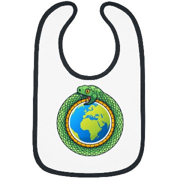 Discover Python Pet Snake Lover Reptile Snakes Herpetology Ball Python Bibs