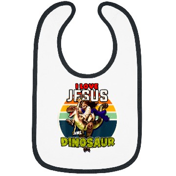Discover Dinosaur Pet I Love Jesus And Bibs