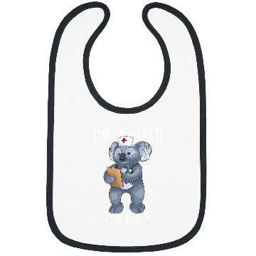 Discover Koala Pet Im A Koalafied nurses Cool RN Koala Nursing Bear Funny Bibs