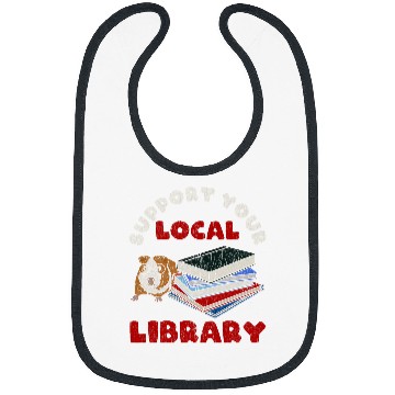 Discover Guinea Pig Pet Support Your Local Library 2Guinea Pig Book Reader 21 Bibs