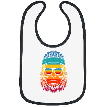 Discover Gorilla Pet Retro Summer Gorilla Ape Monkey 6 Bibs