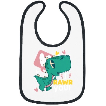 Discover Dinosaur Pet I Rawr You Cute Dinosaur For Kids Bibs