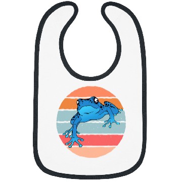 Discover Frog Pet Nice Blue Poison Dart Frog Bibs