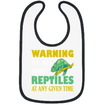 Discover Chameleon Pet Warning May Talk About Reptiles Lizard Lover Bibs