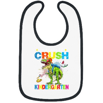 Discover Dinosaur Pet Im Ready To Crush Kindergarten Dinosaur First Day Of School 1 Bibs