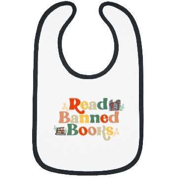 Discover Book Fun Read Banned Books Cute Bookworm Library Worker Bibs