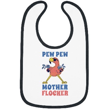 Discover Flamingo Pet Inappropriate Cool Bibs