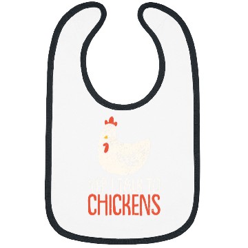 Discover Chicken Pet Yep I Talk to Chickens Hen Farmer Backyard Farmhouse Bibs