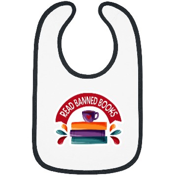 Discover Book Fun READ BANNED BOOKS book lover bibliophile librarian reading Bibs