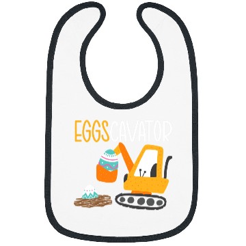 Discover Excavator Fun Eggscavator Easter Egg Hunting Excavator Construction Bibs