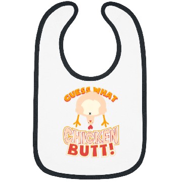 Discover Chicken Pet Guess What Chicken Butt Funny Bibs