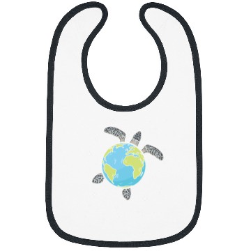 Discover Turtle Pet Earth Sea Turtle Earth Day Turtle Planet Bibs