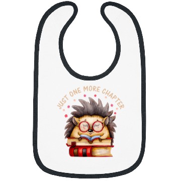 Discover Hedgehog Pet Book Nerd Just one more Chapter Bibs