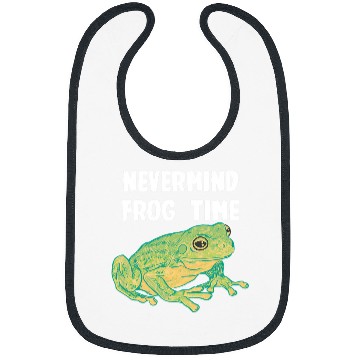 Discover Frog Pet Nevermind Frog Time Bibs