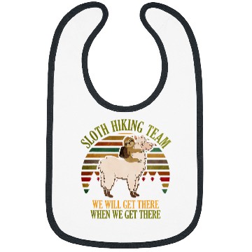 Discover Sloth Pet Hiking Team  Funny Hiking Bibs