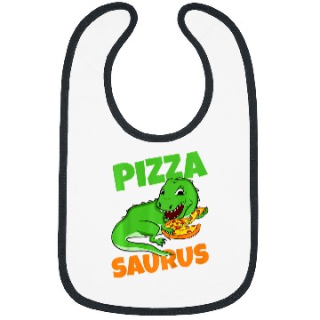 Discover Dinosaur Pet Kids Pizzasaurus Toddler Pizza Dino Dinosaur TRex Pizza For Boy Bibs