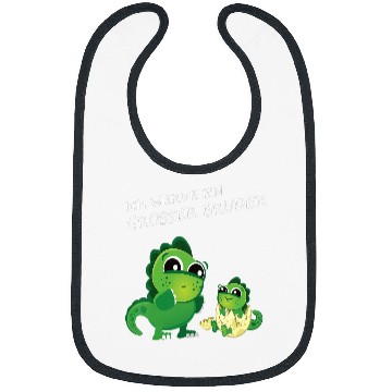 Discover Dinosaur Pet Kids Outfit saying Ich werde grosser Bruder baby dinosaur design 1 Bibs