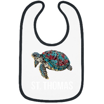Discover Turtle Pet St Thomas Tribal Sea Turtle Bibs