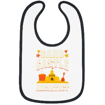 Discover Sand Castle Architect Sand Castle Vacation Beach Bibs