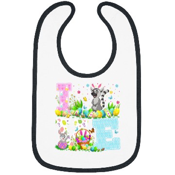 Discover Lemur Pet Easter Egg Hunt Funny Love Lemur Easter Sunday Bibs