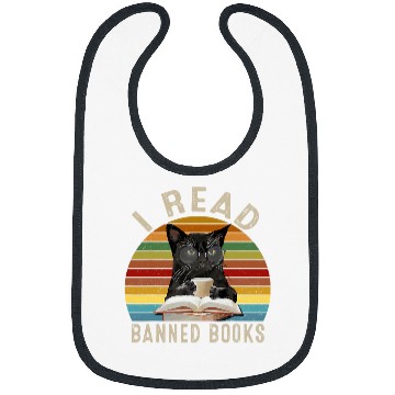 Discover Book Fun Cat I Read Banned Books Funny Bookworms Reading Bibs