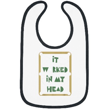 Discover Sport Billiard It Worked In My Head Pool Billiard Team Bibs
