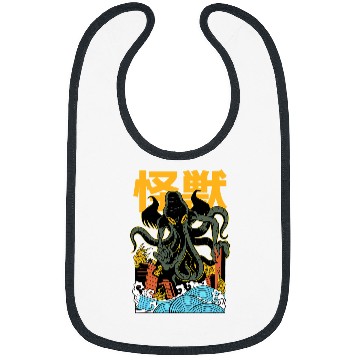 Discover Octopus Pet Cthulhu Octopus Kraken 90s Eboy Japanese Clothing Aesthetic 7 Bibs
