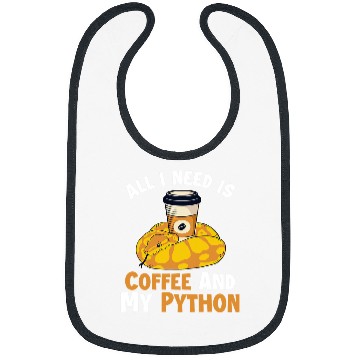 Discover Python Pet and Python Snake Lover Pythonidae Banana Ball Python 1 Bibs