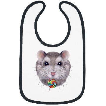 Discover Hamster Pet Grey Dwarf Hamster Lick Rainbow Lollipop Bibs