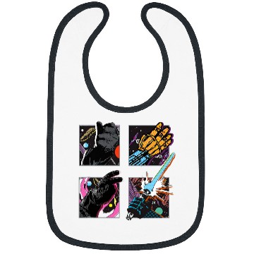 Discover Book Fun Star Wars Classic Hand Gestures Comic Book Panels Bibs