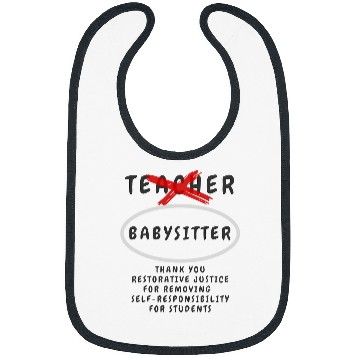 Discover Teacher aka Babysitter Bibs